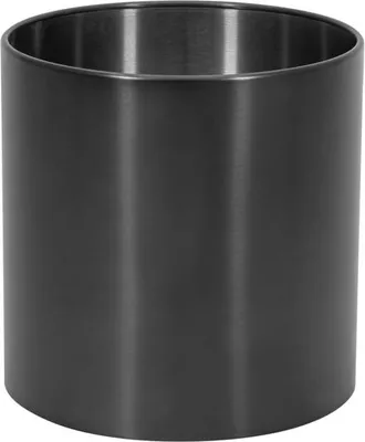 Zdjęcie produktu dla EUROPALMS STEELECHT-40 Nova, donica ze stali nierdzewnej, antracyt, Ø40 cm (83011398)