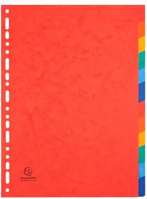Immagine prodotto di Registro A4 Manila in cartone bianco da 12 pezzi, colorato, confezione da 25 pezzi