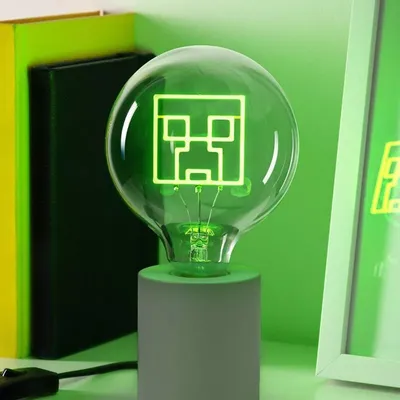 Produktbild von Minecraft Creeper LED-Neonbirne