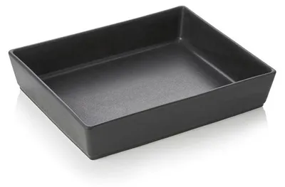 Produktbild von 3x Buffetschale, 32 x 26,5 x 7 cm, schwarz, Porzellan
