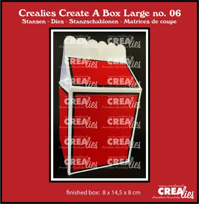 Produktbild von Crealies Create A Box Large no. 5 Milchkarton