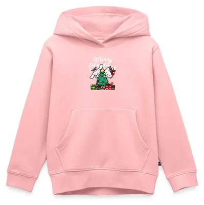 Produktbild von Spreadshirt Hello Kitty Und Cinnamoroll Weihnachten Kinder Premium Hoodie, 122/128 (6 Jahre), Rosa