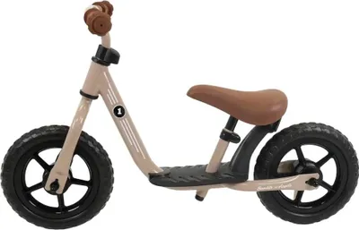 Produktbild von Bandits & Angels Metall-Laufrad Starter Sand mit Trittbrett ab 2 Jahren – Beige Laufrad – verstellbarer Sattel 29 bis 39 cm – für Jungen und Mädchen – niedriger Einstieg mit Trittbrett