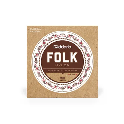 Obrázok produktu pre D'Addario EJ33, Gitara, Nylon, Klasická, 6 kusov
