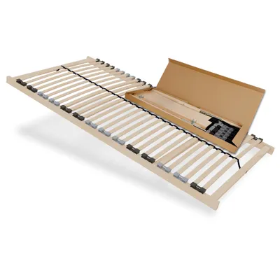 Produktbild von Lattenrost 120x200 cm – Stabiler 7-Zonen Lattenrahmen aus Buche | Federholzrahmen für Selbstmontage