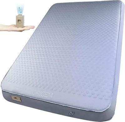 Imagen del producto de Colchón inflable de 140x200 cm, colchoneta autoinflable para 2 personas