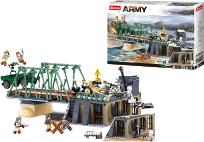 Produktbild von SLUBAN WWII Brückenverteidigung Militärschlacht 769 - B0981