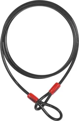Immagine prodotto di ABUS Cavo ad anello Cobra 5/75 - cavo in acciaio rivestito in plastica - sicurezza per accessori di biciclette e moto - lunghezza 75 cm, spessore 5 mm