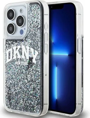 Obrázek produktu pro Pouzdro Dkny Liquid Glitter Big Logo Na Iphone 14 Pro - Czarne