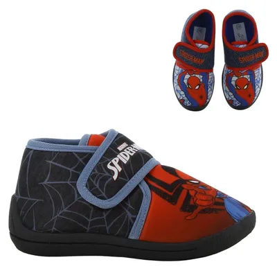 Zdjęcie produktu dla Kapcie dziecięce Leomil Spiderman, ciepłe pantofle, rozmiar 29, czarne