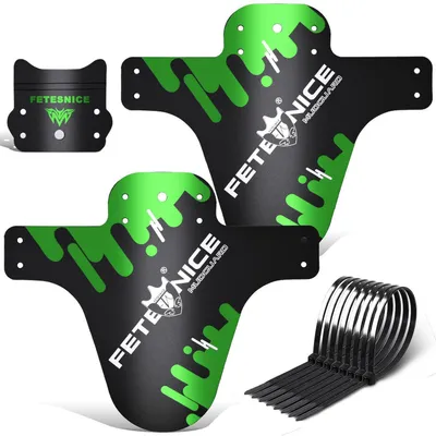 Produktbild von Schutzblech Set Mountainbike Vorne & Hinten Universal Fahrradkotflügel 20-29 Zoll Grün