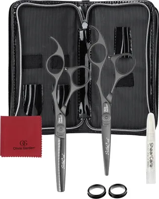 Produktbild von Olivia Garden Silk Cut 2er Set Matt Black RH