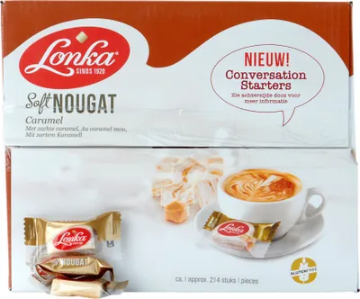 Produktbild von Lonka Weicher Nougat mit Karamell 214 Stück