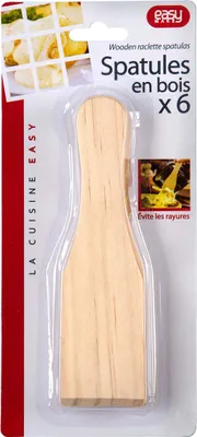 Produktbild von Set aus 6 Raclettespachteln aus Holz
