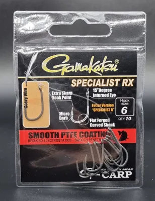 Image de Gamakatsu G-Carp Specialist RX Gr. 6 Hameçon à carpe