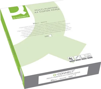 Produktbild von Kopierpapier A4 80g/qm weiß VE=5x500 Blatt