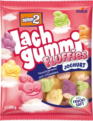 Produktbild von nimm2 Lachgummi Fluffies Fruchtgummi mit Fruchtsaft Packung 200g