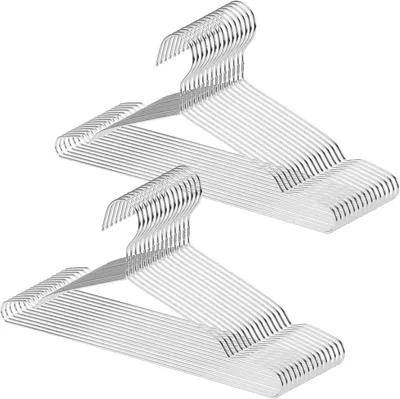 Obrázek produktu pro Kleerhangers z nerezové oceli - Sada 30 kusů - 42 x 19 cm - Stříbrná barva