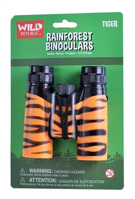 Produktbild von regenwald-Fernglas für Jugendliche 12 cm orange/schwarz