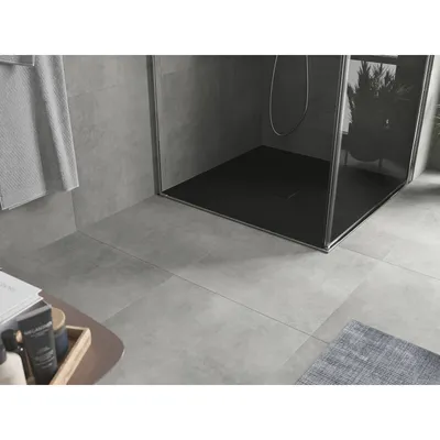Produktbild von Mexen Hugo Quadratische Duschwanne SMC 100 x 100 cm, Schwarz - 42701010