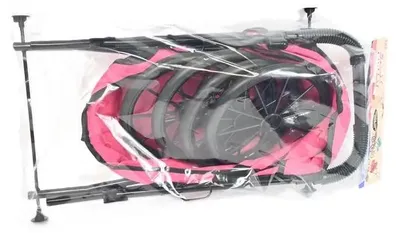 Image de Poussette de Poupée Classique Grandes Roues Rose