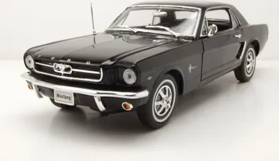 Produktbild von FORD Mustang 1964 Schwarz, WEL12519NOIR, Maßstab1/18, WELLY