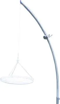 Produktbild von Schneider Grillgalgen aus Edelstahl ∅ 42 mm Höhe 190 cm Schwenkgrill