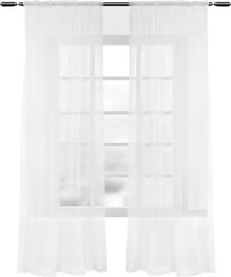 Zdjęcie produktu dla Kremowe zasłony poliestrowe 140 x 245 cm