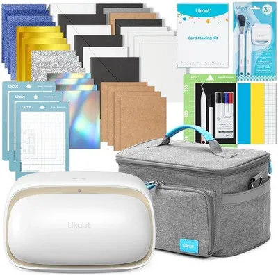 Productafbeelding van Likcut Glee S501 Mini Snijplotter met Set Inzetkaarten en Opbergtas