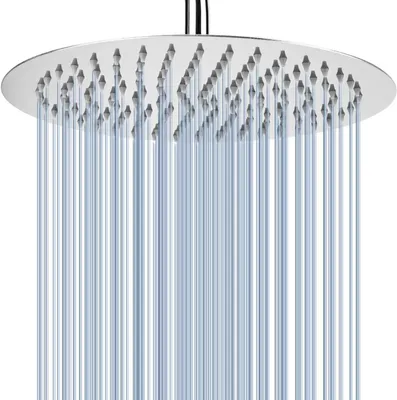 Produktbild von Regenduschkopf 30 cm, rund, 304 Edelstahl, chrom, verstellbar, für Badezimmer