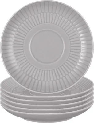 Produktbild von Seltmann Weiden Amina silbergrau Kombi-Untertasse 12 cm 6er Set