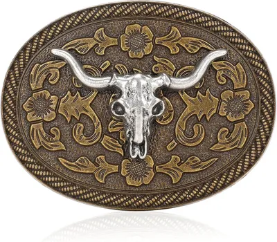 Imagen del producto de Cierre de hebilla occidental, estilo vaquero, talla estándar, para hombres y mujeres