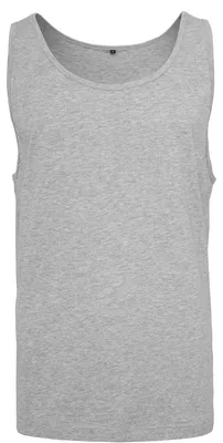 Produktbild von Build Your Brand - Ärmelloses Oberteil für Herren, Jersey, Übergroß LT6151 (XXL) (Grau meliert)