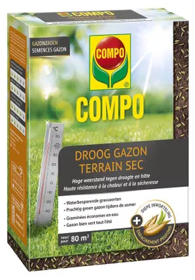 Productafbeelding van COMPO Gazonzaad voor droog en zonnig gazon 2 kg | met coating | ca. 80 m²