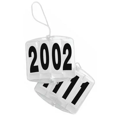Image de Waldhausen Numéros de tête carrés blancs, Taille:ONE