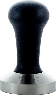 Produktbild von Motta Tamper 57 mm Edelstahl-Basis Holzgriff schwarz