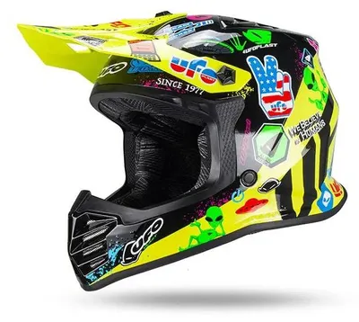 Productafbeelding van Ufo Korey Offroad-helm, junior, zwart, maat S, kleur: zwart, maat: S