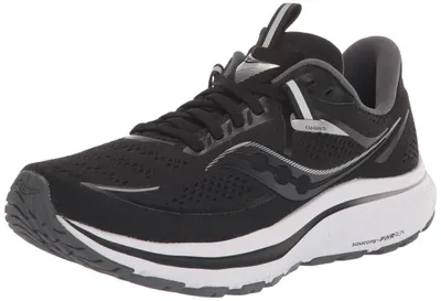Image de Chaussure de course pour femmes Saucony Omni 21, couleur noire et blanche, taille 37