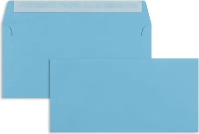 Produktbild von Briefumschläge DIN C6/5 100g/qm haftklebend VE=100 Stück intensivblau