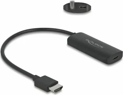 Produktbild von Delock Adapter HDMI-A Stecker zu USB Type-C Buchse (DP Alt Mode) 8K