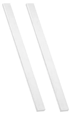 Aluminium-Flachstange 6061 T6511, 2 Stück, 4 x 25 x 330 mm