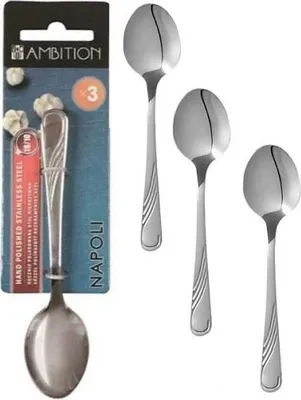 Obrázok produktu pre Sada 3 dezertných lyžičiek Napoli