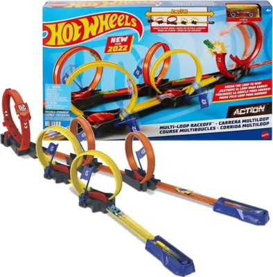 Zdjęcie produktu dla Hot Wheels Action HDR83, Zestaw pojazdów i torów, 4 lat(a), Plastik, Wielobarwny, Czerwony