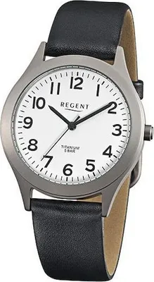 A close-up studio shot of a men's wristwatch.