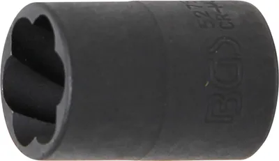 Immagine prodotto di BGS Chiave a bussola a profilo elicoidale / estrattore di viti con attacco quadro 10 mm (3/8") SW 15 mm - 5275