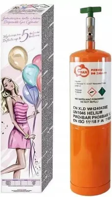 Produktbild von Helium do balonků - JEDN. NÁDOBA BEZ balónků - země původu EU