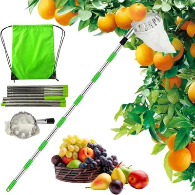 Obstpflücker Obsternter Apfelpflücker Sammelkorb Krschpflücker Stel