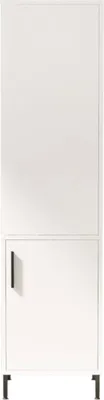 Immagine prodotto di Ramil - Armadio Multiuso 1 Anta, 45x174h cm Bianco, Appendiabiti