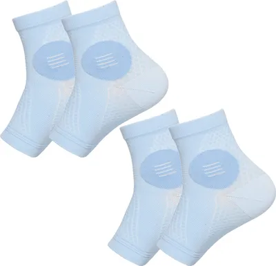 Produktbild von 2 Paar atmungsaktive Neuropathie-Socken für Damen und Herren zur Schmerzlinderung, Fußkompressionsmanschette, zehenfrei, Arthritis-Knöchelschutz, Stützbandage