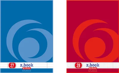 Produktbild von 2x Herlitz Schulblock / Schreibblock / DIN A4 / je 1x kariert + liniert